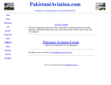 Tablet Screenshot of pakistaniaviation.com
